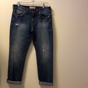Madewell lightly ripped jeans